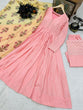 Load image into Gallery viewer, Peach Color Wonderful Gown With Palazzo