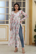 Load image into Gallery viewer, White Color Wonderful Nayra cut Kurti Clothsvilla
