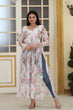 Load image into Gallery viewer, White Color Wonderful Nayra cut Kurti Clothsvilla