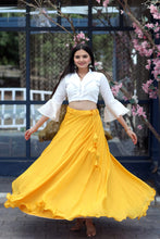 Load image into Gallery viewer, Pretty Yellow Plain Lehenga With Stylish Blouse