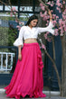 Load image into Gallery viewer, Pretty Pink Plain Lehenga With Stylish Blouse
