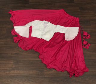 Pretty Pink Plain Lehenga With Stylish Blouse