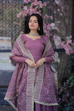 Load image into Gallery viewer, Lovely Dusty Pink Color Gown With Embroidered Work Dupatta