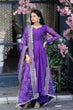 Load image into Gallery viewer, Lovely Purple Color Gown With Embroidered Work Dupatta