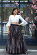 Load image into Gallery viewer, Trendy Full-Stitched Black Lehenga With Blouse