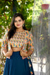Load image into Gallery viewer, Blue Color Lehenga Choli With Digital Print Koti