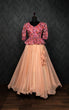 Load image into Gallery viewer, Plain Peach Lehenga With Lovely Pink Top