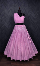 Load image into Gallery viewer, Light Pink Awesome Lehenga With Stylish Blouse