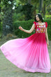 Load image into Gallery viewer, Beautiful Work Double Shaded Pink Color Gown Clothsvilla