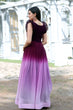 Load image into Gallery viewer, Beautiful Work Double Shaded Wine Color Gown Clothsvilla