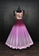 Load image into Gallery viewer, Beautiful Work Double Shaded Wine Color Gown Clothsvilla