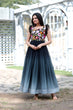 Load image into Gallery viewer, Beautiful Work Double Shaded Black Color Gown Clothsvilla