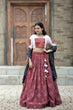 Load image into Gallery viewer, Navratri Special Maroon Multi Thread Work Lehenga Choli