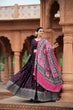 Load image into Gallery viewer, Wedding Wear Embroidery Work Wine Color Lehenga Choli