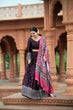 Load image into Gallery viewer, Wedding Wear Embroidery Work Wine Color Lehenga Choli