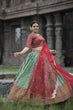 Load image into Gallery viewer, Exclusive Green Color Kanjivaram Silk Lehenga Choli Clothsvilla