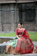 Load image into Gallery viewer, Exclusive Green Color Kanjivaram Silk Lehenga Choli Clothsvilla