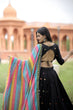 Load image into Gallery viewer, Black Color Real Mirror Works Occasion Wear Lehenga Choli Clothsvilla