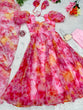 Load image into Gallery viewer, Amazing Multi Color Organza Anarkali Gown