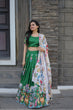 Load image into Gallery viewer, Navratri Special Green Color Printed Lehenga Choli