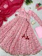 Load image into Gallery viewer, Multi Color Design With Light Pink Color Wonderful Anarkali Gown