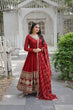 Load image into Gallery viewer, Captivating Maroon Color Gown With Ravishing Dupatta