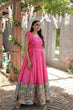 Load image into Gallery viewer, Exclusive Rich Designer Print Pink Color Gown
