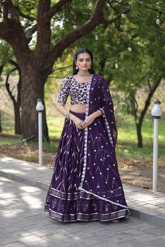 Navratri Special Trendy Patola Digital Print Lehenga Choli - Etsy |  Navratri dress, Chaniya choli, Purple lehenga