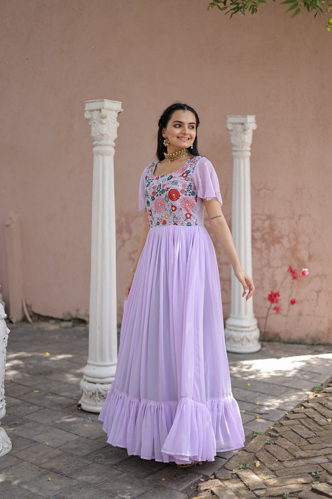 Lavender Gown | Mahek Designs
