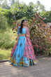 Load image into Gallery viewer, Fabulous Dola Silk Sky Blue Color Lehenga Blouse Dupatta Set
