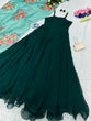 Load image into Gallery viewer, Trendy Plain Dark Green Color Gown With Printed Dupatta