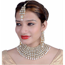 Load image into Gallery viewer, White Alloy Jewel Set ClothsVilla