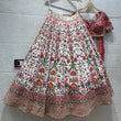 Load image into Gallery viewer, White Italian Silk Heavy Designer Lehenga Choli with Heavy Embroidery Work ClothsVilla