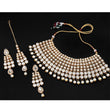 Load image into Gallery viewer, White, Gold Alloy Jewel Set ClothsVilla