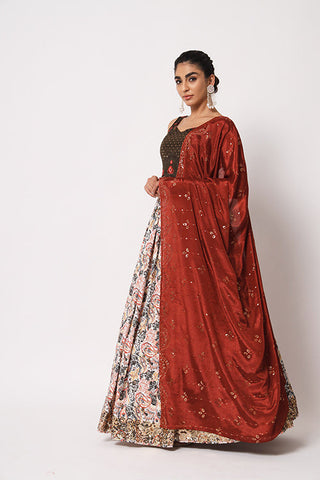 White Art Silk Sequence Embroidered Work Lehenga Choli ClothsVilla.com