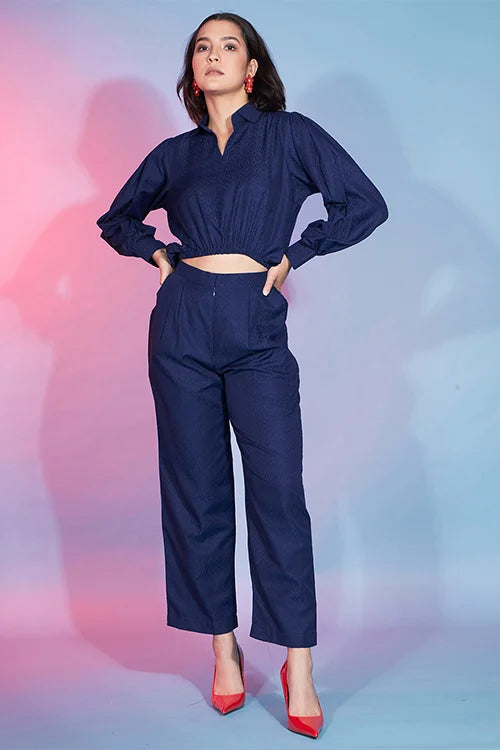 Womens Trendy Ready To Wear Self Design Co-Ord Collection ClothsVilla.com
