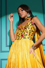 Load image into Gallery viewer, Yellow Color Embroidered Ready to Wear Anarkali Gown Collection ClothsVilla.com