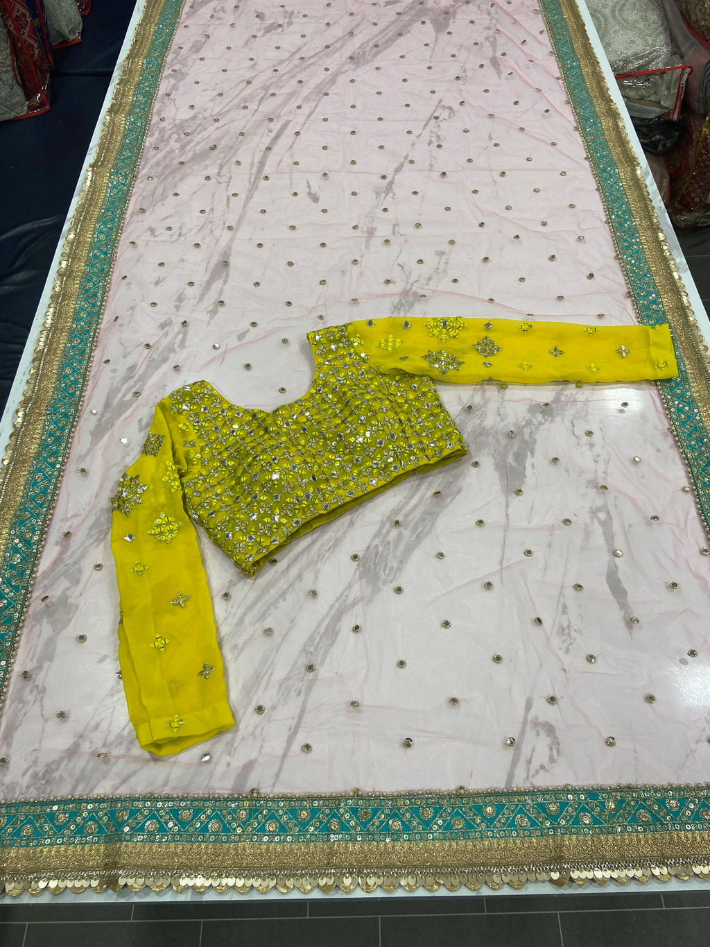 Yellow Designer Embroidered Lehenga Choli In Georgette For Bridal Marriage Mehendi Sangeet Party Wear Clothsvilla