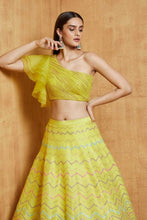 Load image into Gallery viewer, Yellow Lehenga Choli In Art Silk With Sequence And Thread Work Clothsvilla