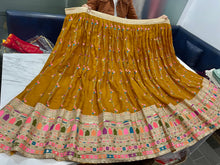 Load image into Gallery viewer, Yellow Lehenga Choli in Georgette With Resham and Sequence Work Clothsvilla