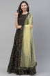 Load image into Gallery viewer, Yellow Sequins Bollywood Style Velvet Lehenga Choli Collection ClothsVilla.com