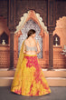 Load image into Gallery viewer, Yellow Shibori Printed Cotton Party Wear Lehenga Choli ClothsVilla