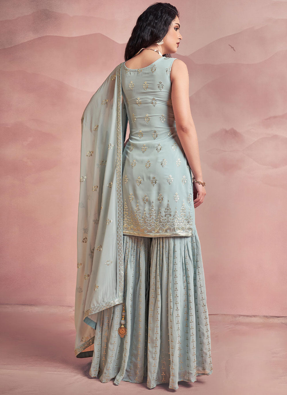 Georgette Designer Salwar Kameez Clothsvilla