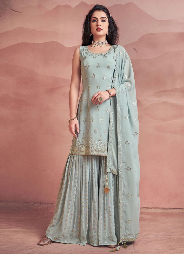 Georgette Designer Salwar Kameez Clothsvilla