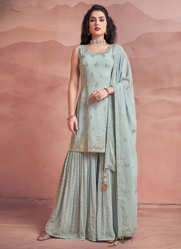 Georgette Designer Salwar Kameez Clothsvilla