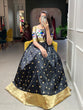 Load image into Gallery viewer, Black Color Weaving Zari Work Jacquard Silk Paithani Gown Clothsvilla