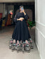 Black Color Sequins And Thread Embroidery Work Georgette Lehenga Choli Clothsvilla