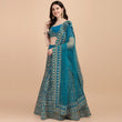 Load image into Gallery viewer, Blue Party Wear Sequins Embroidered Silk Lehenga Choli Clothsvilla