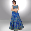 Load image into Gallery viewer, Blue Party Wear Sequins Embroidered Tapetta Lehenga Choli Clothsvilla