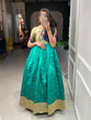 Load image into Gallery viewer, Bottle Green Color Weaving Zari Work Jacquard Silk Paithani Gown Clothsvilla